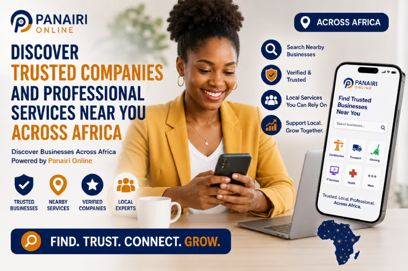 Discover Trusted Companies and Professional Services Near You Across Africa, Discover Businesses Across Africa – Powered by Panairi Online